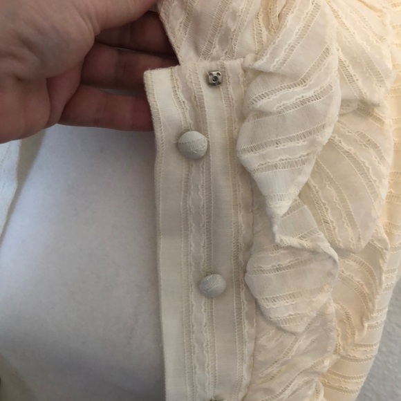 Burt Stanley Cream 1962 Vintage Housewife Dress Size 13-14 - Picture 5 of 16